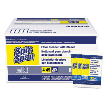 Spic and Span® Bleach Floor Cleaner Packets, 2.2oz Packets, 45-carton freeshipping - TVN Wholesale